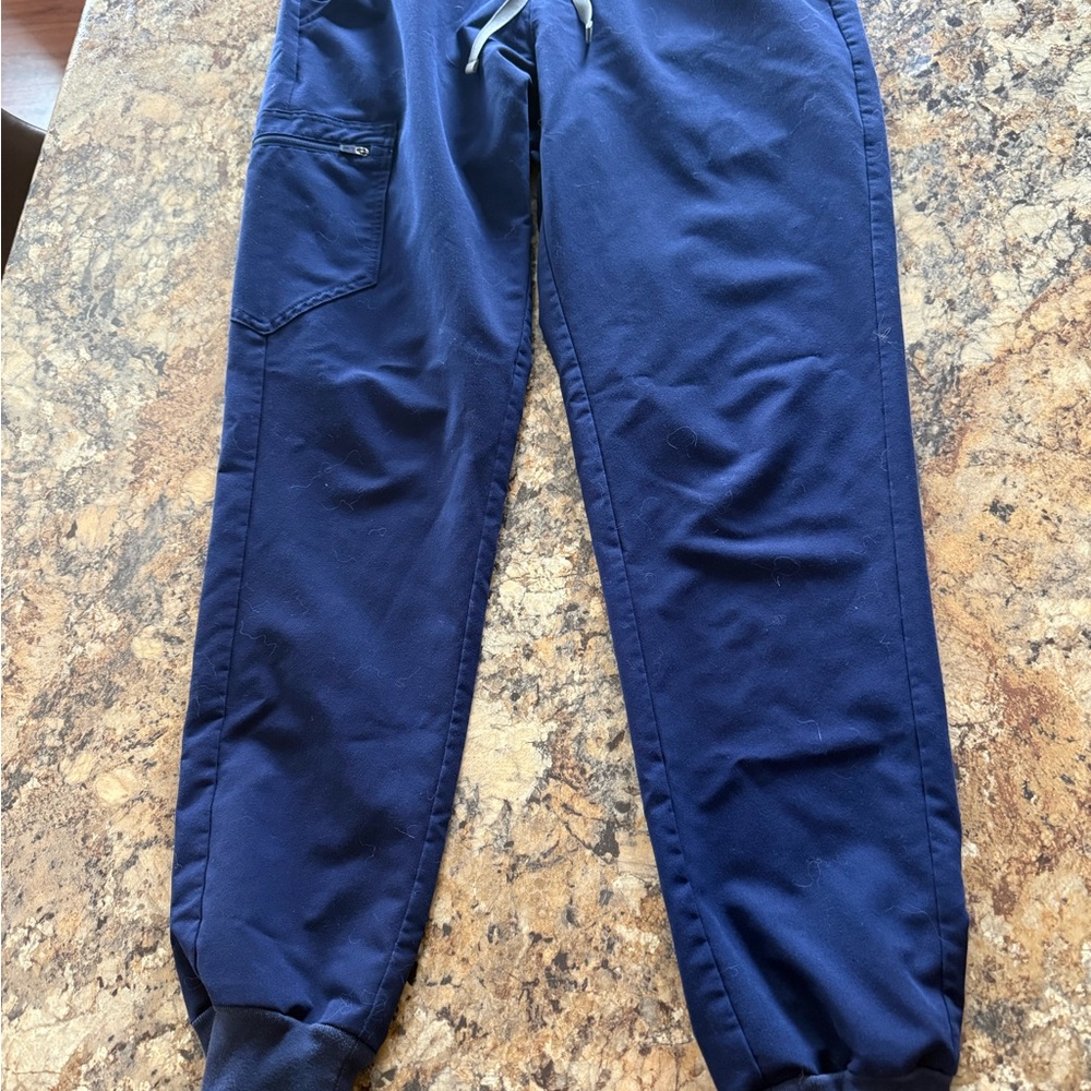 FIGS Navy Large Tall Joggers